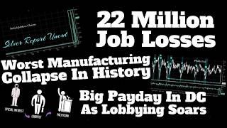 22 Million Jobs Lost, Philly Manufacturing Worst Collapse In History, Lobbying Soars Major DC Payday