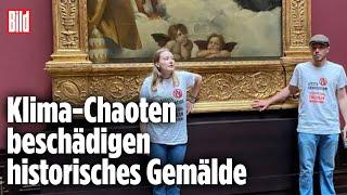 Klimaaktivisten kleben sich an „Sixtinischer Madonna“-Gemälde fest | Dresden