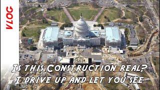 Is there a massive construction project ongoing at the US Capitol?