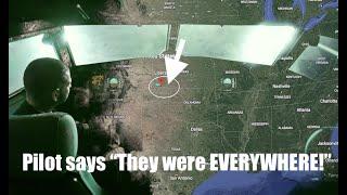 Multiple pilots witness unknown 'SEA of LIGHTS' above Kansas!