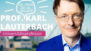 Prof. Dr. med. Dr. sc. (Harvard) Karl Lauterbach : Gesundheitsexperte und Epidemiologe