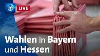 Wahlen in Bayern und Hessen | Zahlen, Stimmen, Analysen | LIVE