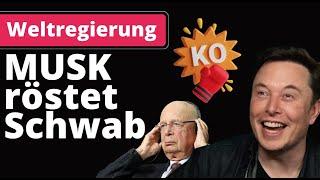 ELON MUSK zerstört Klaus Schwab beim World Government Summit
