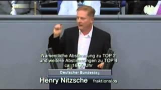 Teil 2 / Henry Nitzsche  spricht Klartext und schockt Bundestag Teil 2