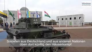Bundeswehr-Übungsstadt Schnöggersburg in der Altmark