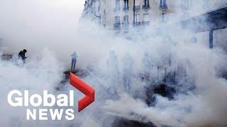 Paris descends into chaos on anniversary of 'Yellow Vests' protests