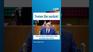 Forderung: Rücktritt der Bundesregierung - Sofort – Markus Wagner (AfD)