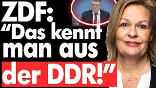 WAHNSINN! ZDF zerlegt Nancy Faeser in neuem Beitrag!