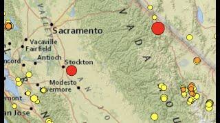 Large Quake with MULTIPLE Aftershocks in Northern California!