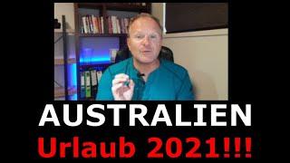 Australien, Urlaub in 2021