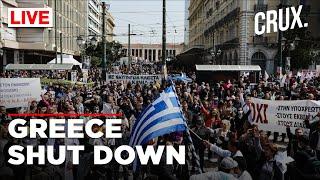 Workers On Mass Strike In Greece, Transport Affected, Medical & Teaching Staff Also Join Protest