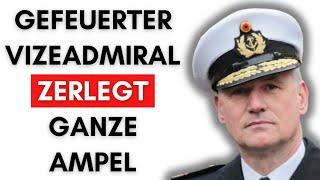 Vizeadmiral rausgeschmissen, weil er Wahrheit über Ukrainekrieg sagte.
