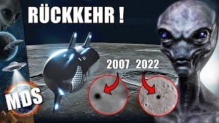 Es ist wieder zurück! UFO kehrt nach 15 Jahren zum Mond zurück!