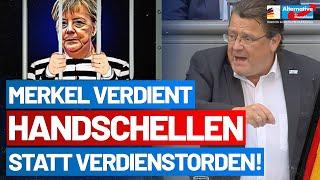Merkel verdient Handschellen statt Verdienstorden! - Stephan Brandner - AfD-Fraktion im Bundestag