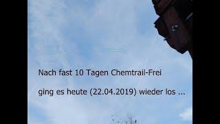 Trailer: Schrumpfkopf TV / Fast 10 Tage Chemtrail-Frei, heute (22.04.2019) ging's wieder los ...