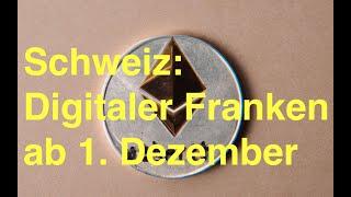 Eilt: Schweiz startet Digitalwährung