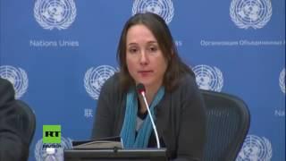 Journalistin zerlegt in den UN in 2 Minuten die Glaubwürdigkeit der Mainstream-Presse zu Syrien