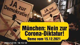 München, 15.12.21: Nein zur C....a-Diktatur