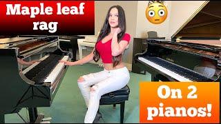 Maple Leaf Rag on Two Pianos! (@LOLA ASTANOVA)