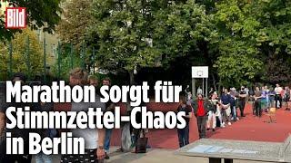 Wahl-Chaos in Berlin: Stimmzettel fehlen -  Bundestagswahl 2021