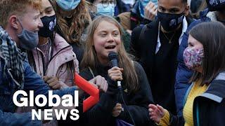 Greta Thunberg to world leaders at COP26: "You can shove your climate crisis up your arse!"