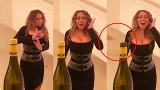 666 und unmenschliche Stimme ?  Mariah Carey Does The 'Bottle Cap Challenge' With Her Whistle Note