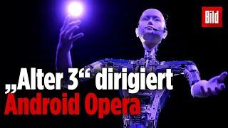 Roboter-Dirigent leitet Orchester | Android Opera