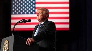 US-Wahl - Erste offizielle Stellungnahme von Präsident Trump Delivers Remarks