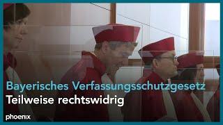 BVerfG-Urteil: Bayerns Verfassungsschutz darf zu viel