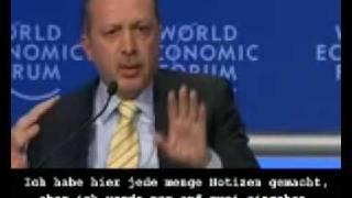 Wir erinnern uns: Erdogans bewegende Worte in Davos 2009 - deutsch