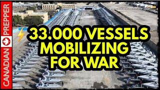 ⚡BREAKING: IRAN MOBILIZES 33000 NAVAL VESSELS FOR WAR, YEMEN WAR ABOUT TO BEGIN, TOP OFF GAS TANKS!