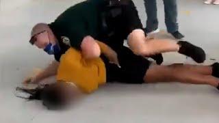 Polizeigewalt: Polizist schleudert schwarze Schülerin gewaltsam mit Kopf auf Boden