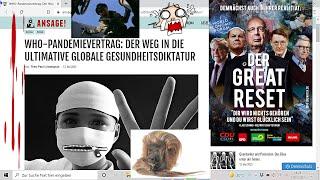 Maskenpflicht, Religion des Friedens, WHO-Pandemievertrag, Armut, usw. — bei Schrumpfkopf TV
