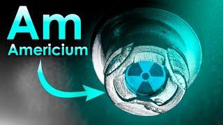 Americium – ein Metall, das Strahlung sichtbar machen kann!