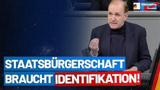 Staatsbürgerschaft braucht Identifikation! - Gottfried Curio - AfD-Fraktion im Bundestag