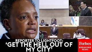 Corona - SHOCKING MOMENT: Local Reporter Brutally Confronts Lori Lightfoot, Tells Her, 'You Are A P