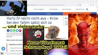 „Hartz IV, Verfassungsschutz, logo, etc. — neues Videoformat Schrumpfkopf TV Teil 2 !!!“ ...