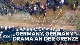 DRAMA AN DER GRENZE: "Germany, Germany" Gefährliche Lage! Migranten wollen in die EU I WELT News