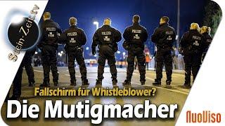 Corona-Kritiker - Fallschirm für Whistleblower -  Polizist Bernd Bayerlein & Hardy Groeneveld im Ges