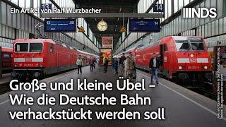 Große und kleine Übel – Wie die Deutsche Bahn verhackstückt werden soll | Ralf Wurzbacher | NDS