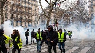 LIVE: Gelbwesten protestieren dreizehnte Woche in Folge in Paris