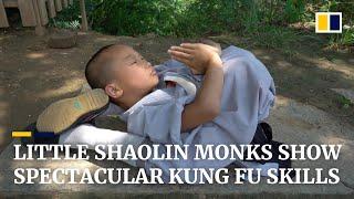 ‘I want to protect my family, so here I am’, says 9-year-old Shaolin monk
