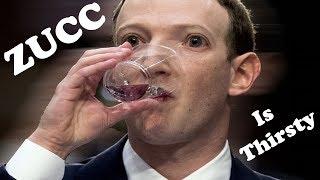 Every Single Time Mark Zuckerberg Takes a Sip of Water