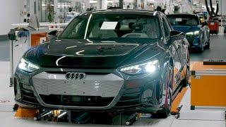 Audi e-tron GT 2021 - PRODUCTION PLANT in Germany (This is how it's made)