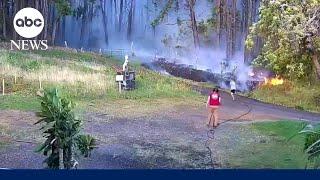 Maui - Security video appears to show what triggered deadly Maui fire l GMA