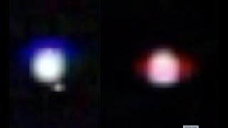 Arizona Man Records What LOOKS Like a VERY Colorful "Binary Star" or a "RED Saturn" - Close-up view!