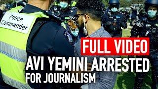 AUSTRALIA’S SHAME: Melbourne police bodyslam reporter Avi Yemini covering pandemic lockdown protest