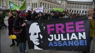 Demo für die Freilassung von Julian Assange - Wien am 20.02.2024