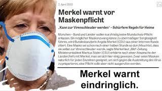 Merkel warnt: Virenschleuder Maske