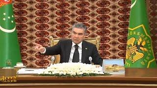 Turkemnistan's President Gurbanguly Berdymukhammedov